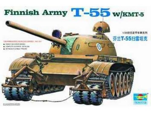 Przejdź do produktu TRUMPETER 00341 - 1:35 Finland T-55 Mine Roller Tank w/KMT-5
