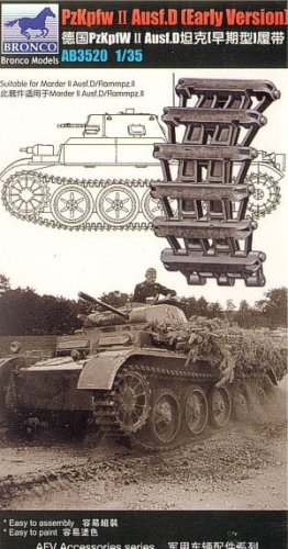 Przejdź do produktu BRONCO AB 3520 - 1:35 Pzkpfw. II Ausf.D (Early Version) Track Link Set
