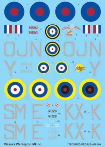 TECHMOD 48811 - 1:48 Vickers Wellington Mk.I C
