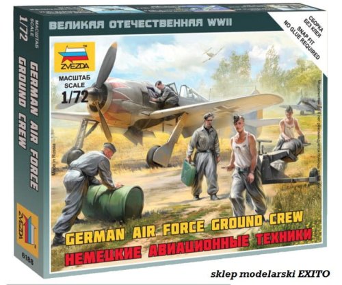 Przejdź do produktu ZVEZDA 6188 - 1:72 German airforce ground crew