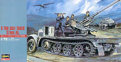 Przejdź do produktu HASEGAWA MT18 - 1:72 8 Ton Half Track 37mm AA