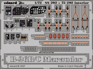 EDUARD SS292 - 1:72 B-26B/C interior