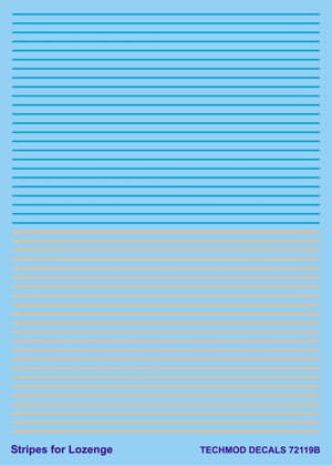 Przejdź do produktu TECHMOD 72119 - 1:72 Stripes for Lozenge