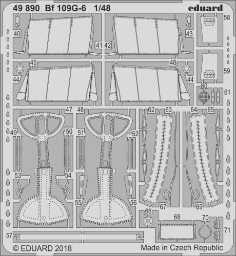 Przejdź do produktu EDUARD 49890 - 1:48 Bf 109G-6
