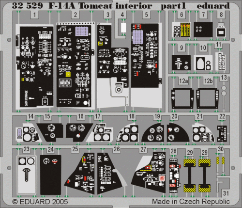 Przejdź do produktu EDUARD 32529 - 1:32 F-14A interior