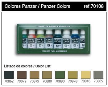 Przejdź do produktu VALLEJO 70108 - Panzer Colors - Model Color Set