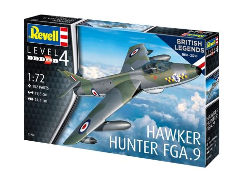 Przejdź do produktu REVELL 03908 - 1:72 Hawker Hunter FGA.9