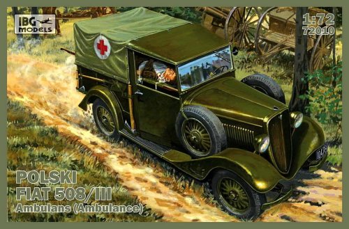 Przejdź do produktu IBG 72010 - 1:72 Polski Fiat 508/III ambulans