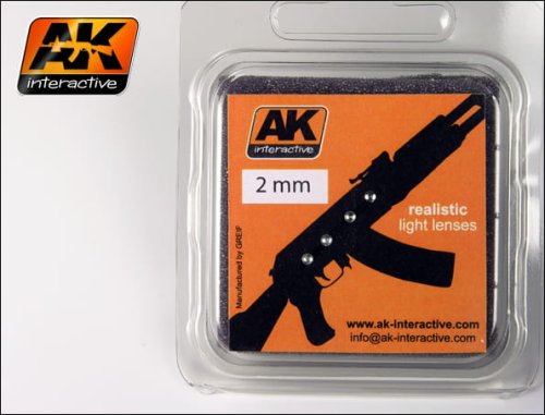 Przejdź do produktu AK INTERACTIVE 206 - Lenses for Vehicle Lights - 2 mm - White