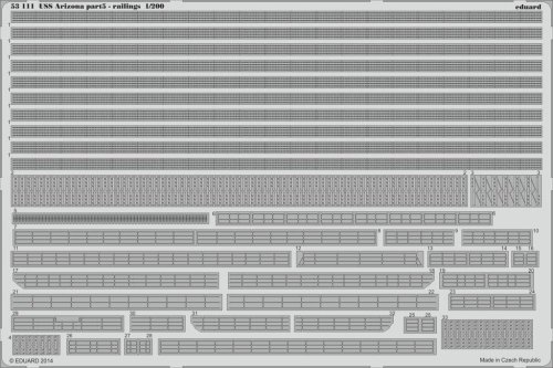 Przejdź do produktu EDUARD 53111 - 1:200 USS Arizona part 5 - railings