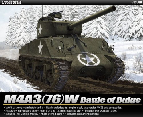 Przejdź do produktu ACADEMY 13500 - 1:35 M4A3(76)W Sherman Battle of Bulge
