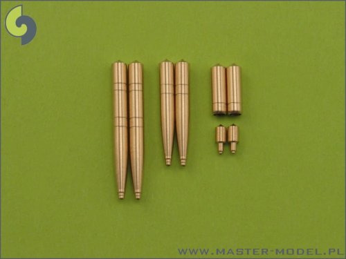 Przejdź do produktu MASTER AM-72-006 - 1:72 Lufy działek Hispano 20mm i km Browning 12,7mm do Spitfire skrzydło E późne