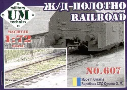 Przejdź do produktu UNIMODELS 607 - 1:72 Railroad - Tory kolejowe