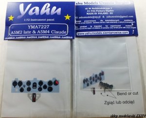 YAHU YMA7227 - 1:72 A5M2 Late & A5M4 tablica przyrządów