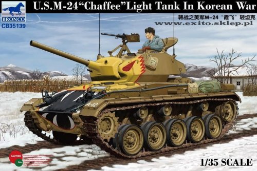 Przejdź do produktu BRONCO CB 35139 - 1:35 U.S. M-24 Chaffee Light Tank in Korean War