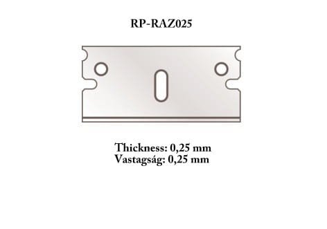 Przejdź do produktu RP TOOLZ RPRAZ025 - Zestaw 5 ostrzy 0.25mm do RPCUTR