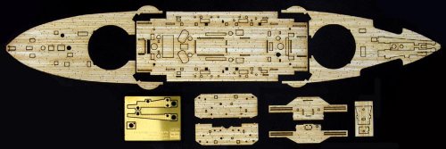 Przejdź do produktu HASEGAWA 72148 QG48 - 1:350 IJN Battleship Mikasa Wooden Deck