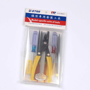 U-STAR UA90074 - Zestaw narzędzi modelarskich - Modeling Tool Set 10 in 1