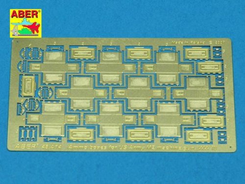Przejdź do produktu ABER 48A14 - 1:48 Ammo boxes for US Army M2 machine gun (WW II)