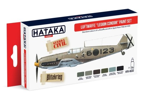 Przejdź do produktu HATAKA AS32 - Zestaw farb Luftwaffe Legion Condor