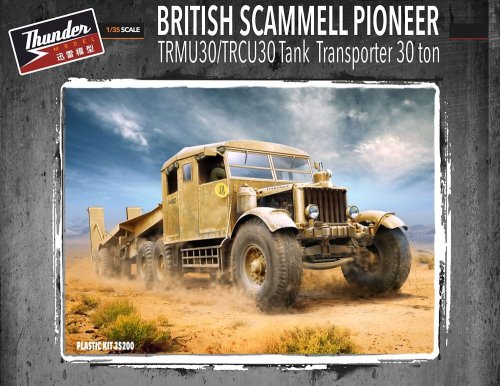 Przejdź do produktu THUNDER MODEL 35200 - 1:35 Scammell Pioneer TRMU30/TRCU30 Tank Transporter 30 ton