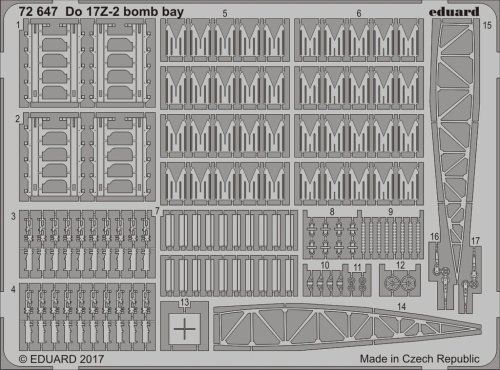 Przejdź do produktu EDUARD 72647 - 1:72 Do 17Z-2 bomb bay