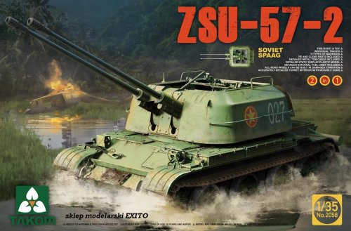 Przejdź do produktu TAKOM 2058 - 1:35 ZSU-57-2 Soviet SPAAG