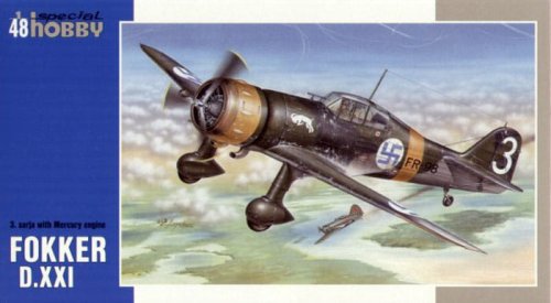 Przejdź do produktu SPECIAL HOBBY 48078 - 1:48 Fokker D.XXI with mercury engine