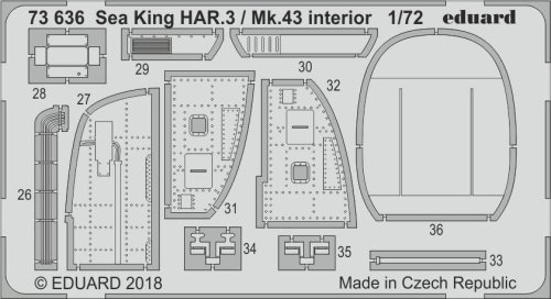 Przejdź do produktu EDUARD 73636 - 1:72 Sea King HAR.3 / Mk.43 interior