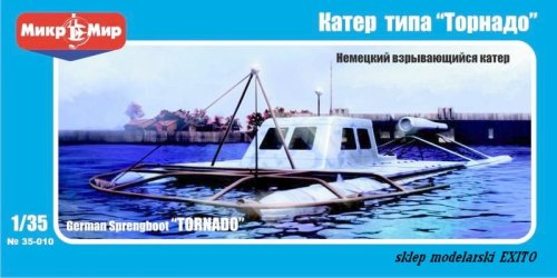 Przejdź do produktu MIKROMIR 35010 - 1:35 German explosive sprengboot Tornado