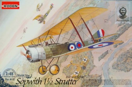 Przejdź do produktu RODEN 402 - 1:48 Sopwith 1 1/2 Strutter two-seats fighter