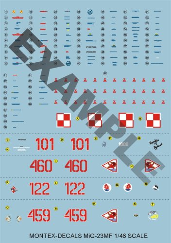 Przejdź do produktu MONTEX MD7203 - 1:72 MiG-23 MF Lotnictwo Polskie