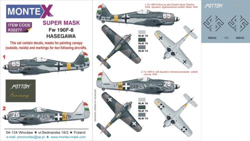 Przejdź do produktu MONTEX K32277 - 1:32 Focke Wulf Fw 190F-8