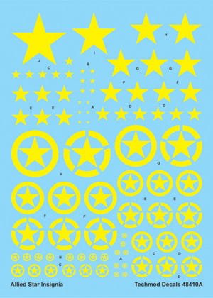 Przejdź do produktu TECHMOD 48410 - 1:48 Allied Stars Yellow