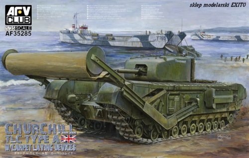 Przejdź do produktu AFV CLUB 35285 - 1:35 Churchill TLC Type A with Carpet Laying Devices