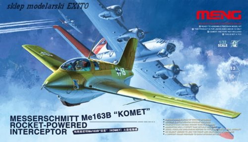 Przejdź do produktu MENG MODEL QS001 - 1:32 Messerschmitt Me163B Komet Rocked-powered Interceptor