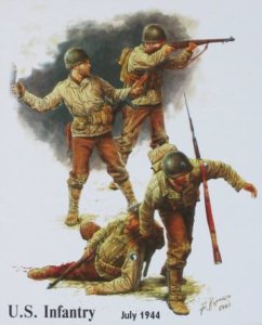 MASTER BOX 3521 - 1:35 U.S. Infantry, July 1944