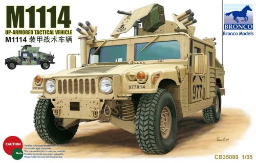Przejdź do produktu BRONCO CB 35080 - 1:35 M1114 Up-Armored Tactical Vehicle