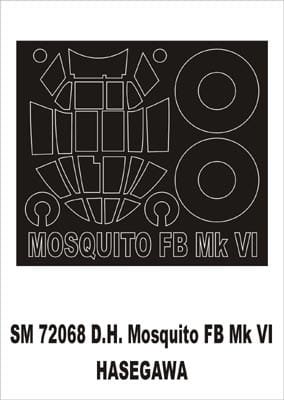 Przejdź do produktu MONTEX SM72068 - 1:72 DH Mosquito FB Mk.VI