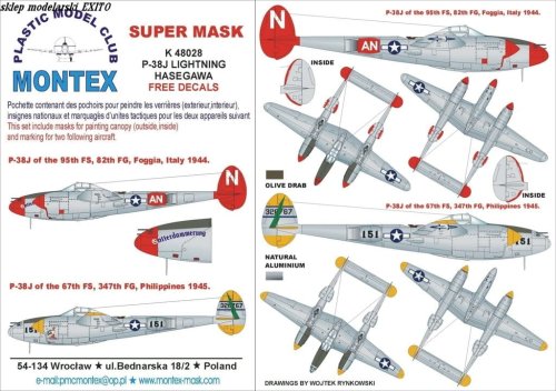 Przejdź do produktu MONTEX K48028 - 1:48 P-38 J