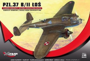 MIRAGE 481310 - 1:48 PZL.37 B/II Łoś druga seria produkcyjna