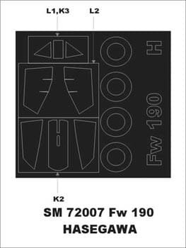 Przejdź do produktu MONTEX SM72007 - 1:72 Focke Wulf Fw-190