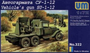 UNIMODELS 322 - 1:72 SU-12 '76mm gun on GAZ AAA Truck