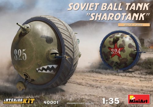 Przejdź do produktu MINIART 40001 - 1:35 Soviet ball tank Sharotank w/ interior