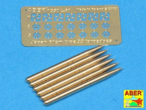 Przejdź do produktu ABER 1:350L-60  - 1:350 Set of 6 Japan torpedoes 61cm Type 93