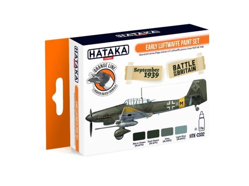 Przejdź do produktu HATAKA CS02 - Zestaw farb Early Luftwaffe 1937-1940