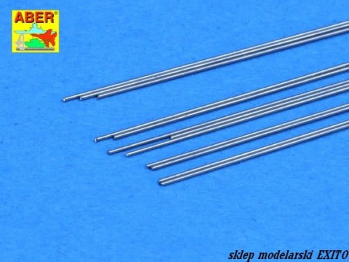 Przejdź do produktu ABER SR04 - Steel round rods 0,4 mm length 250 mm x 12 pcs.