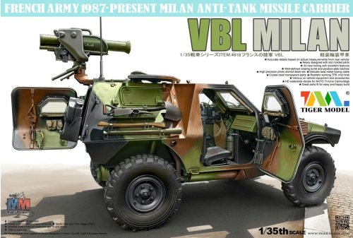 Przejdź do produktu TIGER MODEL 4618 - 1:35 VBL Milan French Anti-Tank Missile Carrier