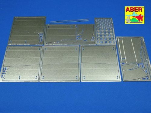 Przejdź do produktu ABER 16040 - 1:16 Tiger II - Vol.7 - Side Fenders