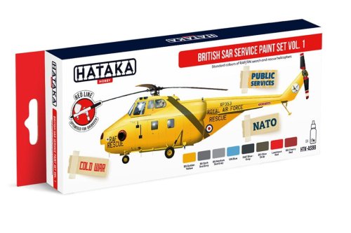Przejdź do produktu HATAKA AS98 - Zestaw farb British SAR Service.vol.1